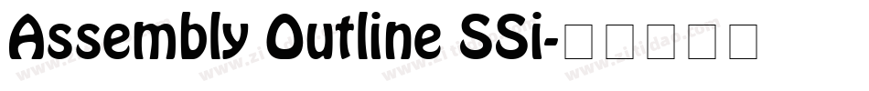 Assembly Outline SSi字体转换